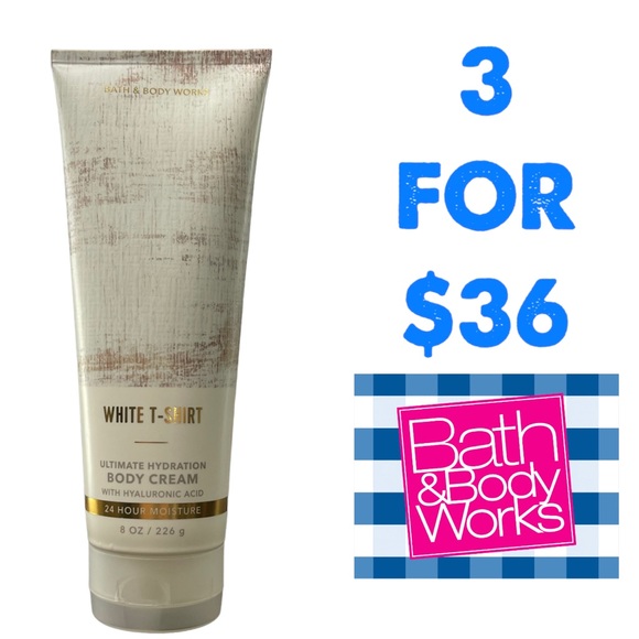 Bath & Body Works Bath & Body New Bath Body Works White Tshirt 8 Oz